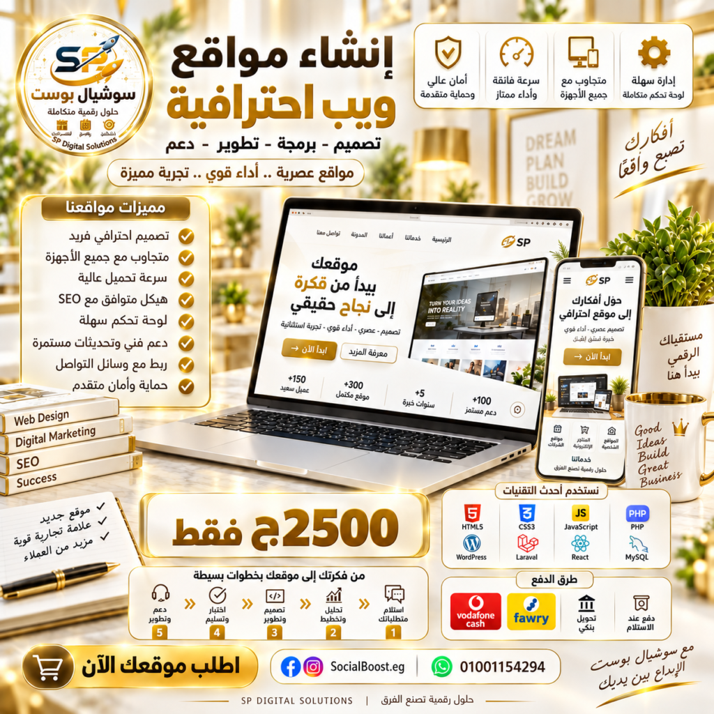 تصميم موقع ويب
