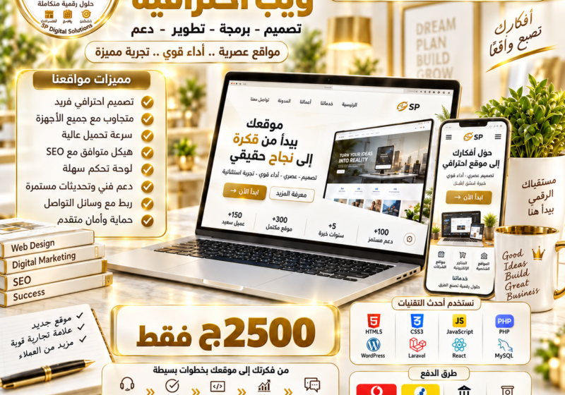 تصميم موقع ويب